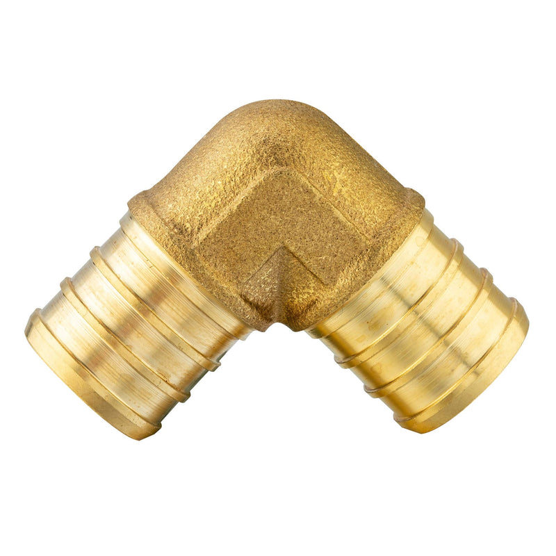 10PACK EFIELD Pex Crimp Brass Fitting 1-Inch Eblow(PEX1807062-10) Pack of 10 1''X 1''