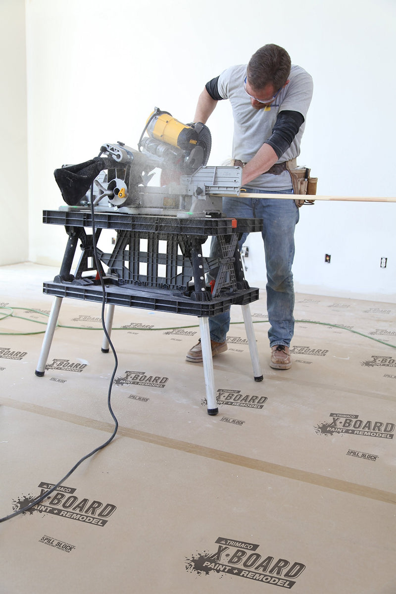 Trimaco X-Board Paint & Remodel, Lightweight Breathable Surface Protector, 1 roll, 35-inch x 100-feet 35 inch x 100 feet