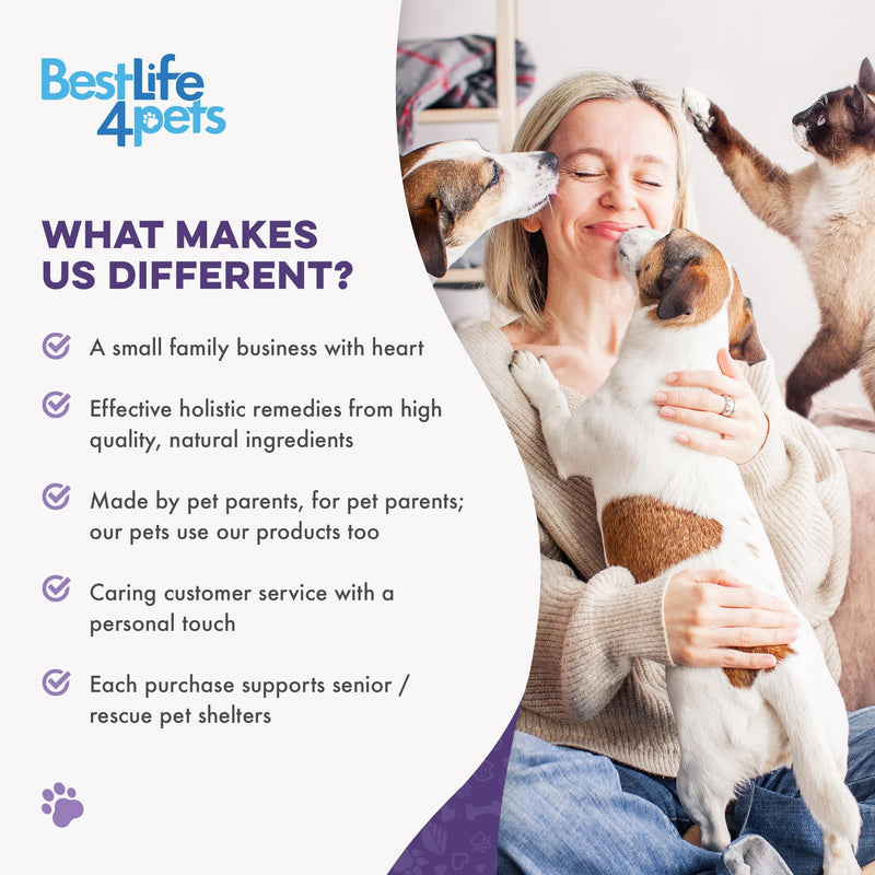Peaceful Paws Dog Aggression & Noise Phobia Relief, Anxiety Relief for Dogs, Dog Calming Remedy for Biting, Barking, Chasing, Attacking, and Other Canine Behavior Issues, 400 Non-Drowsy, Small Pills - PawsPlanet Australia
