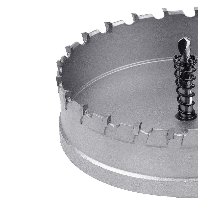 168mm / 6.6 inch Metal Steel Hole Saw with 2 Drill Bits, Hole Cutter for Thick Metal,Stainless Steel,Iron and Wood (168mm / 6.6 inch) 168mm / 6.6 inch