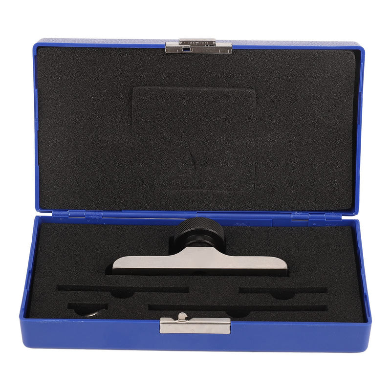 Depth Dial Indicator Base Stainless Steel Depth Micrometer Stand Depth Gauge Holder with 3 Pcs Extension Rods(103x17mm/4.1x0.7in)