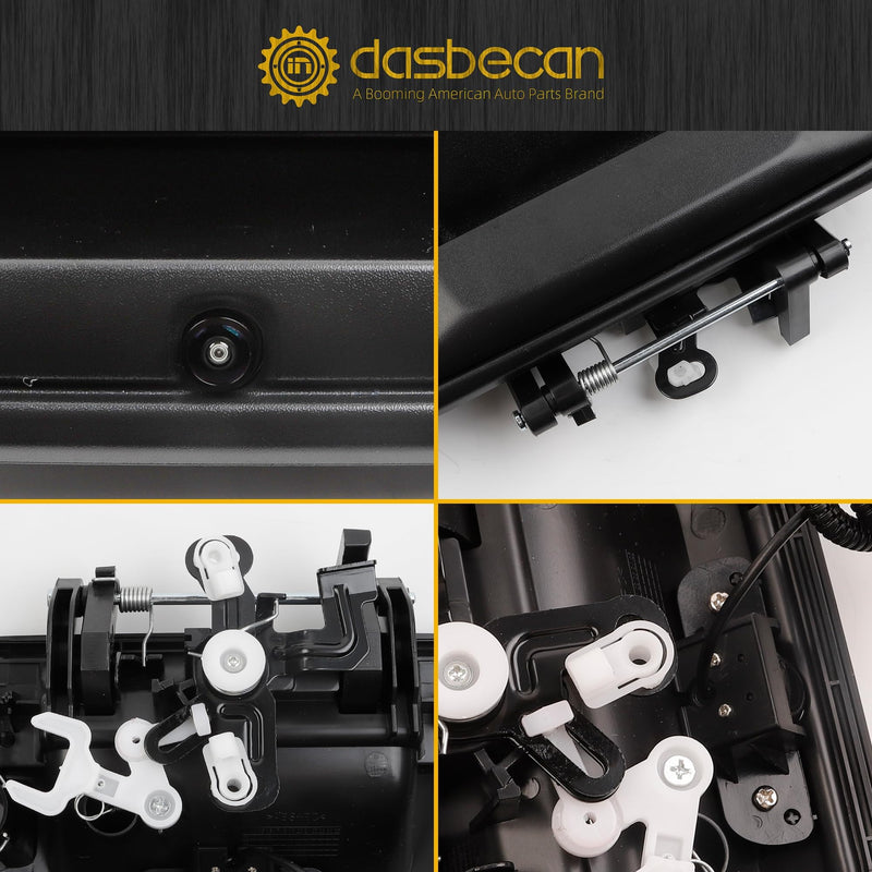 Dasbecan Tailgate Handle Camera Latch Back up Rear View Compatible with 2014-2018 Chevy Silverado 1500 2500 3500HD 2014-2018 GMC Sierra 1500 2500 3500HD Replace# 23448681 720P HD IP67 Waterproof