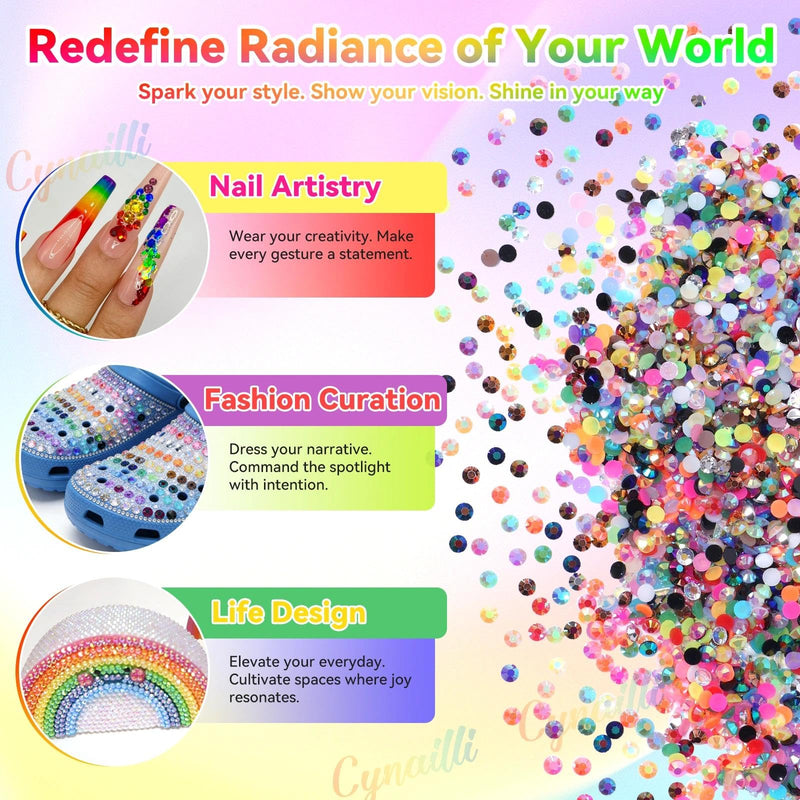 32000Pcs 3MM Colors Flatback Rhinestones for Bedazzling, Jelly Resin Crystal Rhinestones Gems, Colorful Gems Bedazzling for Crafting DIY Face Makeup Crafts Tumblers 3mm Jelly