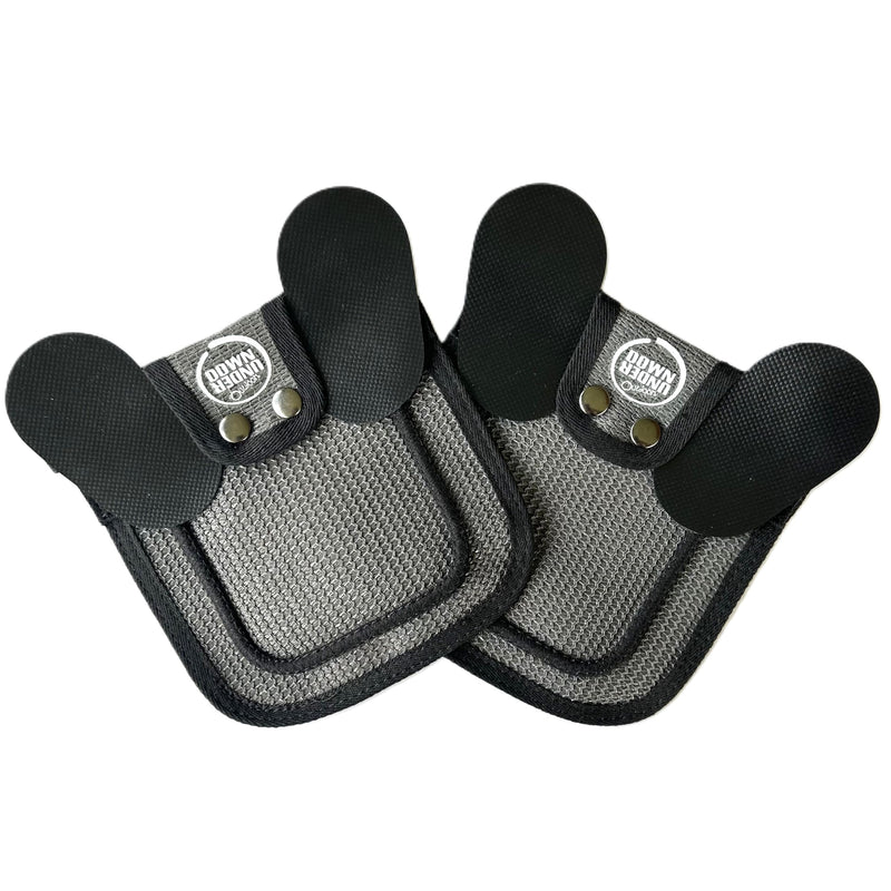 DOWN UNDER OUTDOORS 2 Pack Small Chicken Saddles for Bantams and Young Birds, Includes Shoulder Covers (Grey Mesh) grey mesh