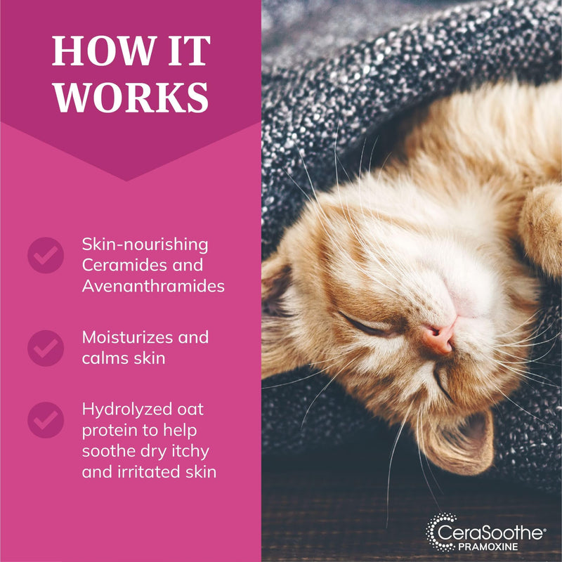 CeraSoothe® Pramoxine Anti-Itch Mousse 6.8oz - PawsPlanet Australia