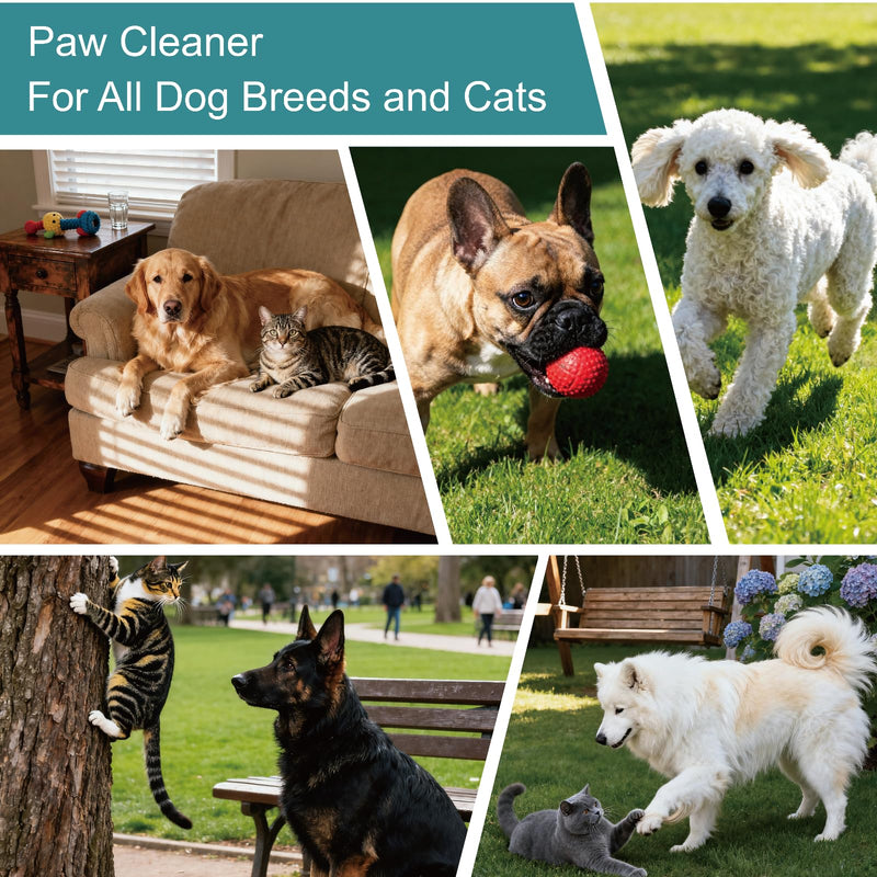 No-Rinse Dog Paw Cleaner 3.4OZ - pH-Balanced Paw Cleaner for Dogs & Puppies, Cleans Mud Dirt Stains, Soothes Irritation, Moisturizes, Safe for Sensitive Pets, Travel-Friendly