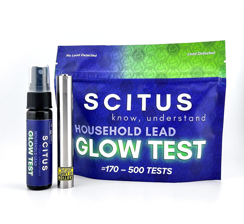 Scitus Know, Understand Glow Test 170-500 Tests for Lead in Paint, Ceramic, Stripped Wood, Varnish, Lead Test Kit