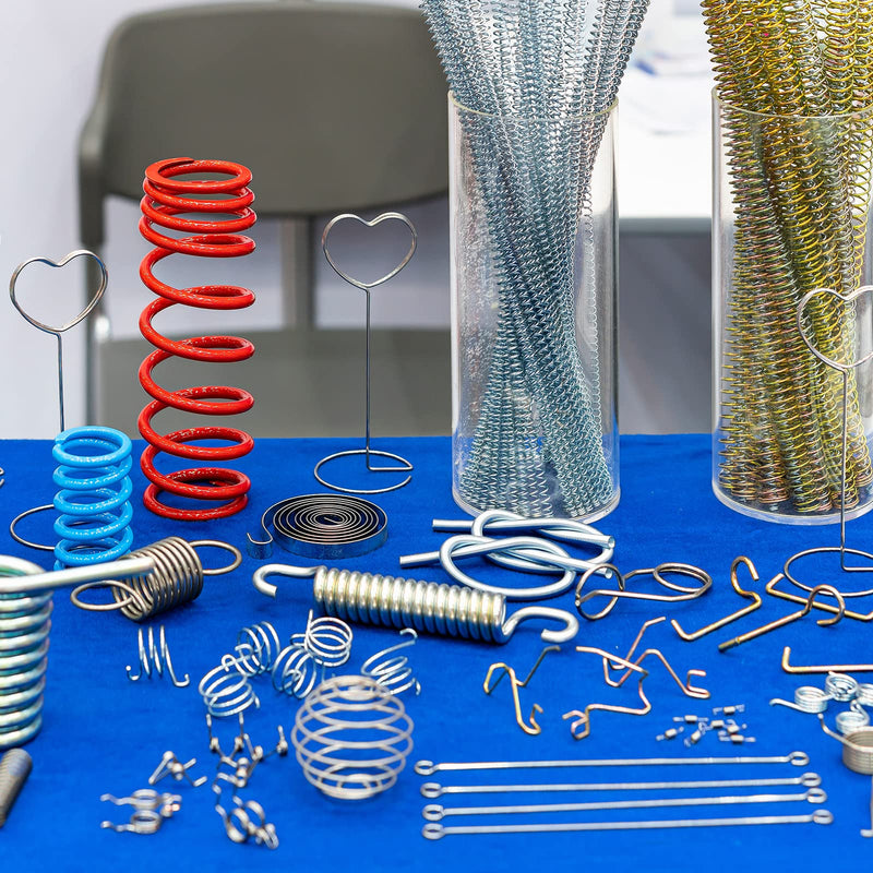 uxcell Compression Spring, 5Pcs 304 Stainless Steel, 4mm OD, 0.4mm Wire Size, 10mm Free Length, Silver Tone 4x0.4x10mm