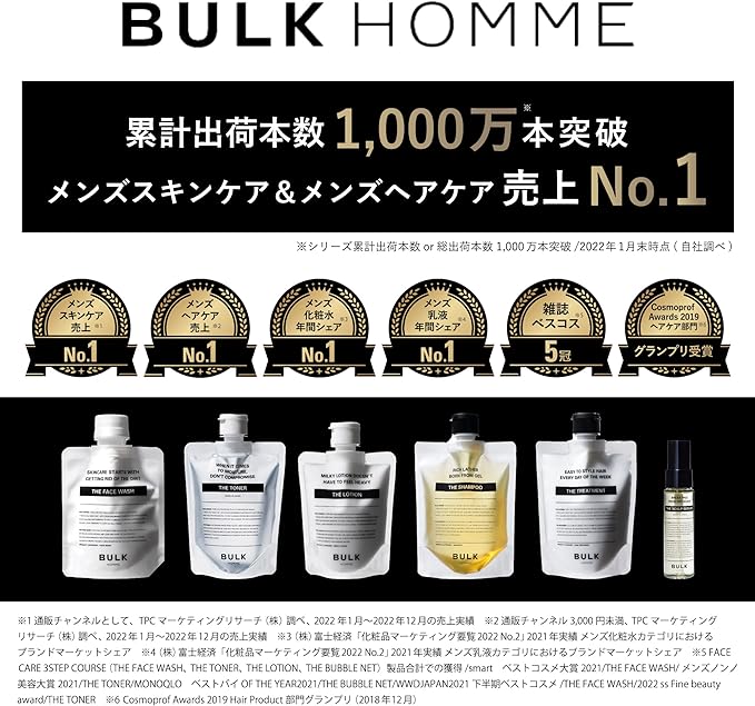 Bulk Homme Men's Face Wash, 3.5 oz (100 g) + 1 Face Wash Sample - NewNest Australia