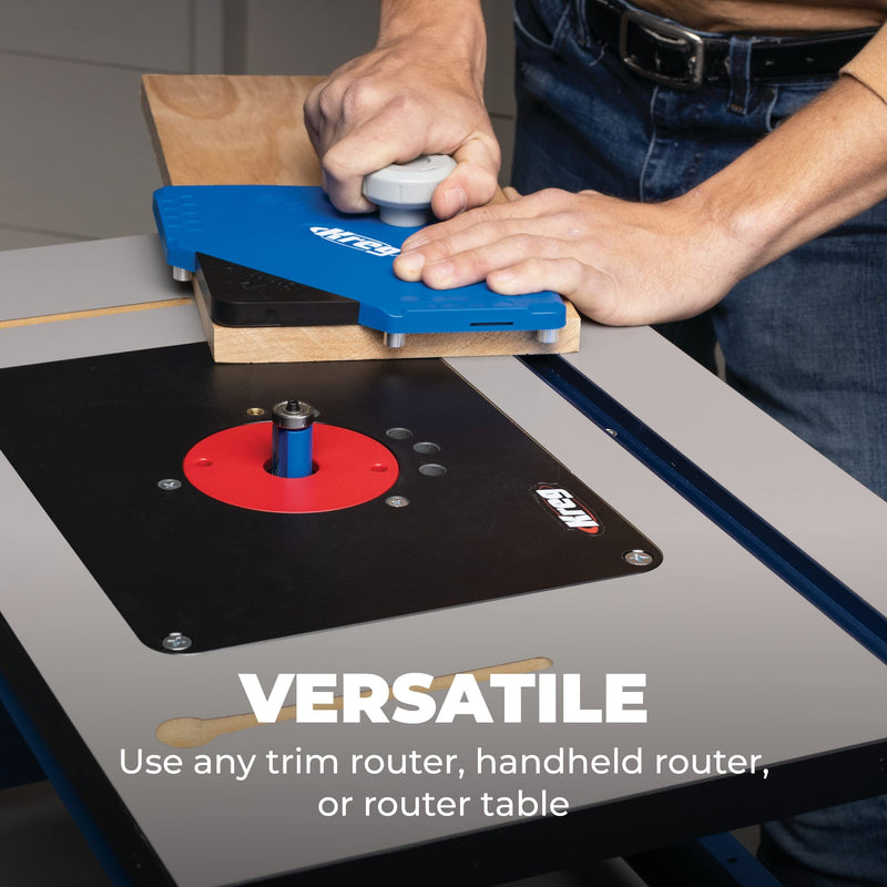 Kreg PRS1000 Corner Routing Guide Set - Corner Routing Guide - Use with Any Trim or Handheld Router, or Router Table Woodworking Tool - Holiday Home Improvement Gifts for Him