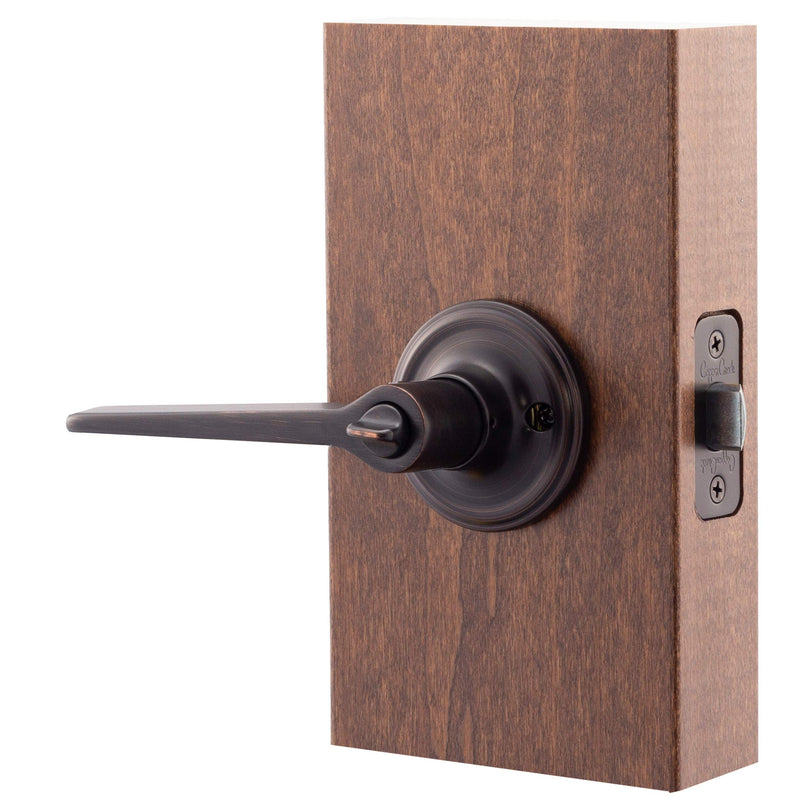 Copper Creek ZL2230TB Contemporary Privacy Zane Non-Handed Lever, Tuscan Bronze