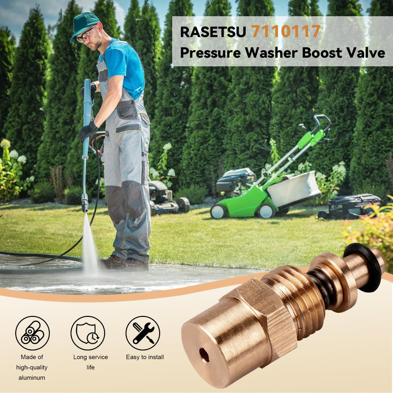 7110117 Pressure Washer Boost Valve Replacement - Compatible with Simpson OEM, AAA & FNA Group Pressure Washer Pumps - High-Performance Pressure Boosting Valve Kit