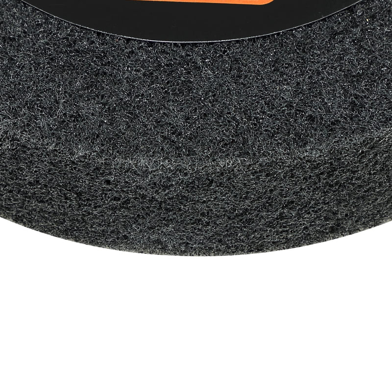 Nylon Fiber Brushed Buffing Wheels 6 Inch 5P Hardness. for Bench Grinder Buffing Machine Polishing Copper. 180 Grit, 1/2 inch Arbor, 1 inch Thickness