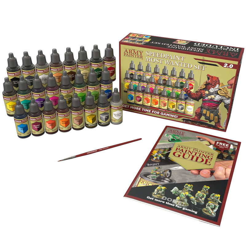 The Army Painter Speedpaint 2.0 Most Wanted Paint Set 24x18ml Acrylic Paint