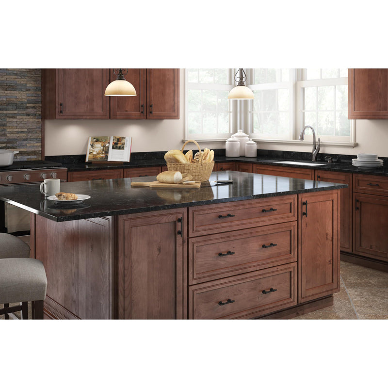 Franklin Brass P44364-FB-B Bar Adjustable Cabinet Pull, 1-3/8' to 4' (35-102mm), 5-pack, Matte Black 1-3/8" to 4" (35mm/102mm) CTC Bar Adjusta-Pull