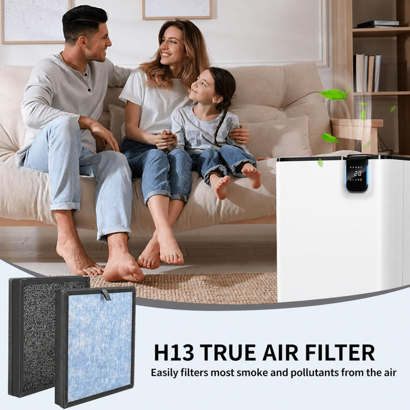 H13 Replacement Filter Compatible with POMORON MJ005H Air Purifier