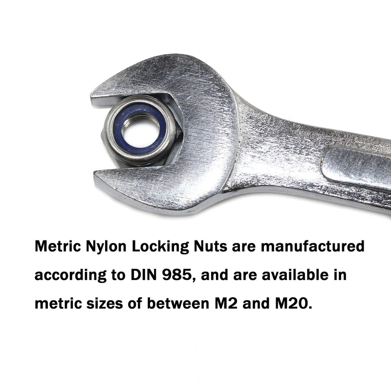 Quantity 50Pcs 1/4-20 Nylon Insert Hex Lock Nuts, Stainless Steel A2-70/304/18-8, Plain Finish, by Fullerkreg 1/4-20 (50 Pack)