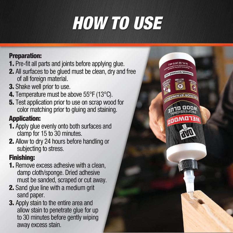 DAP Weldwood Professional Wood Glue, 16 Oz (7079800481) 1