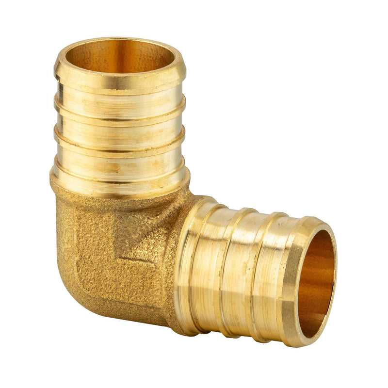 10PACK EFIELD Pex Crimp Brass Fitting 1-Inch Eblow(PEX1807062-10) Pack of 10 1''X 1''