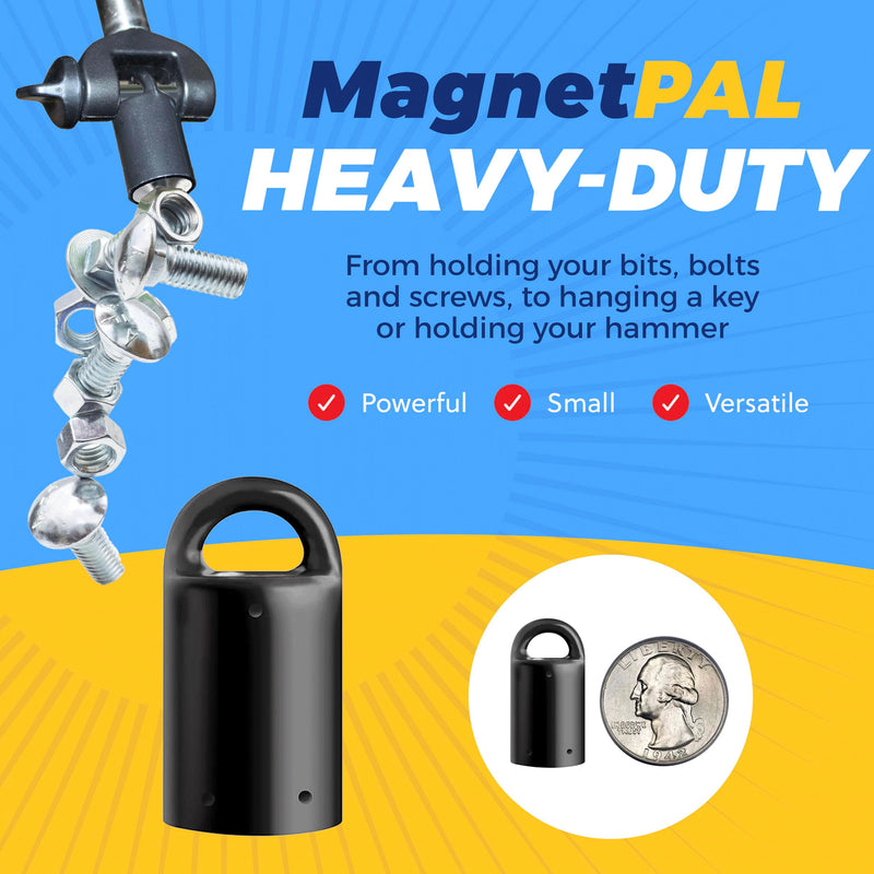 MagnetPal 3 pack Heavy-Duty Neodymium Anti-Rust Magnet, Best for Magnetic Stud Finder / Key Organizer / Indoor and Outdoor Multi Uses, Green with Key Ring (SP-MPM3GR)
