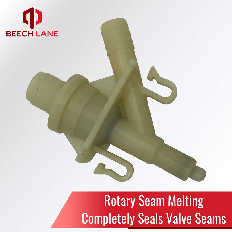 Beech Lane Upgraded Water Valve Kit Replaces 385311641 for Dometic Toilets 300, 310, and 320, Increased Freeze Resistance, Long Valve Lifespan, Ultrasonic Sealing Safeguards Against Leaks (Natural) Natural