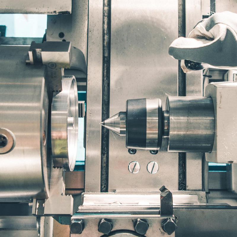 uxcell MT2 Live Center, Morse Taper Precision Medium Duty Rotary Knurling Live Center for CNC Lathe Metal High Speed Turning Revolving Milling