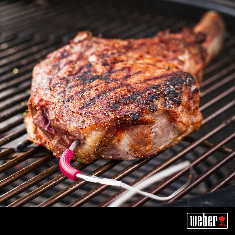 Weber iGrill Pro Meat Probe – Durable Stainless‑Steel Temperature Probe for iGrill & Weber Connect Devices with Color-Coded Sleeves Single