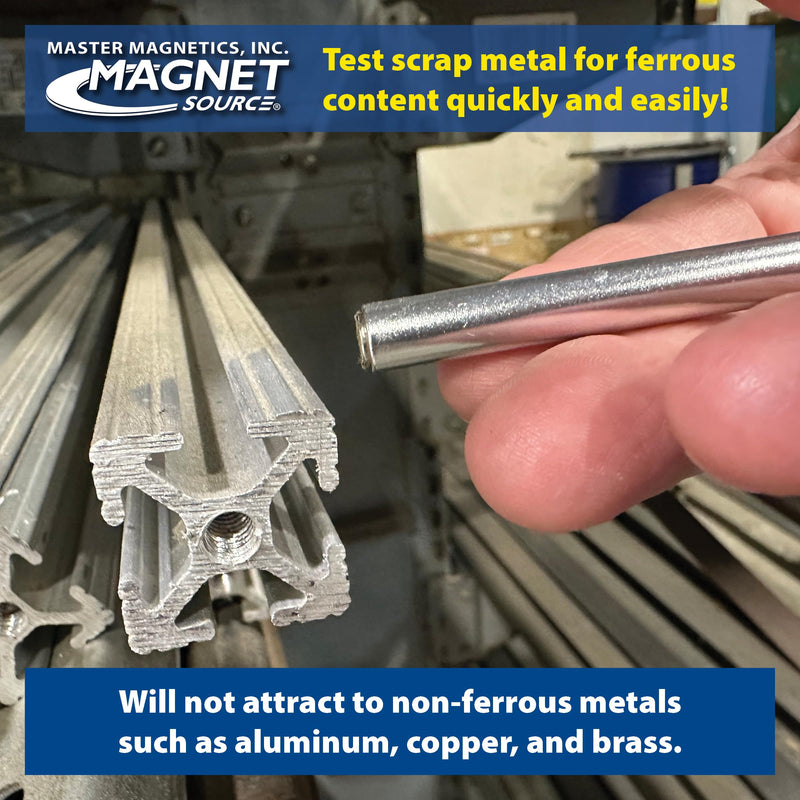 Master Magnetics Neodymium Magnetic Pick-Up Tool with Pocket Clip - 5.75" Length, 2 lb Hold, 07264 - NewNest Australia