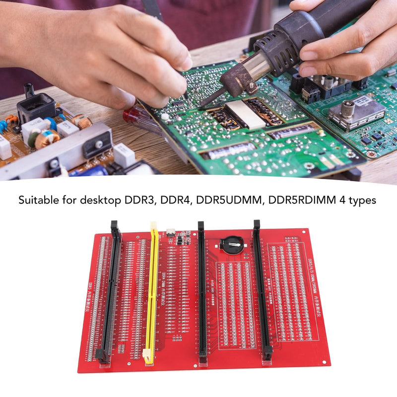RAM Memory Diagnostic Analyzer Tester 4 in 1 Desktop DDR3 DDR4 DDR5 Tester Card Light