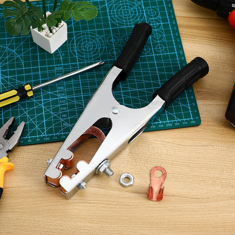 Veemoon 800A Welding Ground Clamp, Manual Welder Electrode Holder Heavy Duty Grounding Clamp Welder Earth Iron Clip Professional Tools Accessories Processing