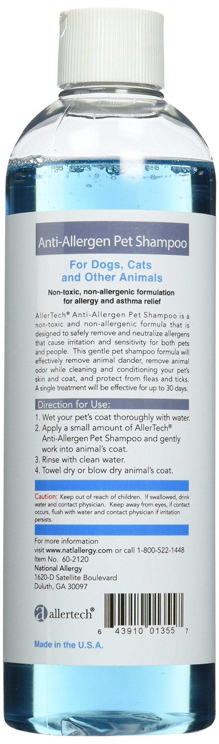 [Australia] - Allertech Pet Shampoo 16 Ounce Bottle 
