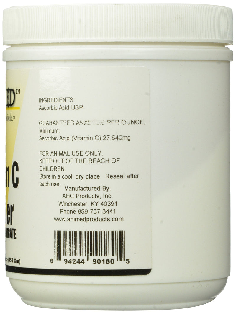 AniMed Vitamin C Pure 1# Jar 90180 - PawsPlanet Australia