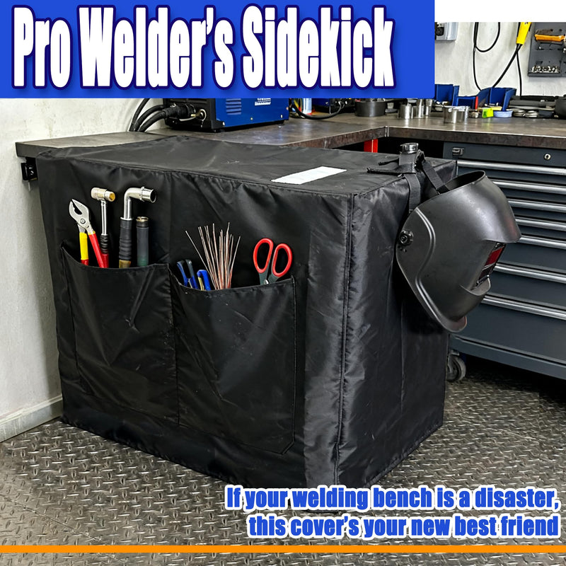 Engine Driven Welder Cover,600d Heavy-Duty Waterproof Oxford Fabric For 225/230/265/325 Engine Welder,30"Hx22"Wx42"D(Cover Only)