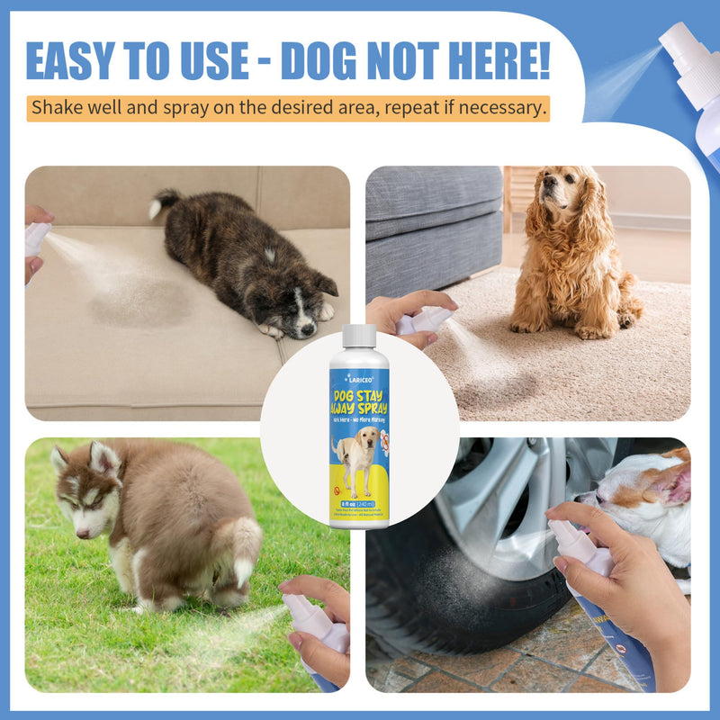 8 Oz Dog Not Here Pee for Your Pet Training - Keep Your Dog from Peeing Indoors and Outdoors - Gentle and Effective Pet Behavior Aid - Dog No Wrong Pee 8.0 Fl Oz