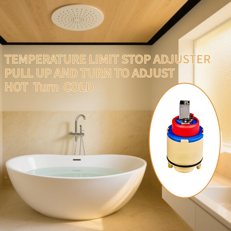 40mm Pressure Balance Cartridge,Replacement Cartridge for Olympia OP-340009 and Hain-yo JH02BD,Compatible with Shower Faucet for Shower Valve