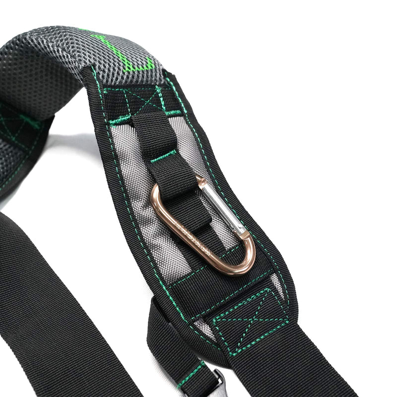 MELOTOUGH Gel Tool Belt Suspenders Work Belt Suspenders with Gel shoulder pad for Electrican/Construction/Farmer (Trigger Snap Hook end work Suspenders) Trigger Snap Hook End Work Suspenders