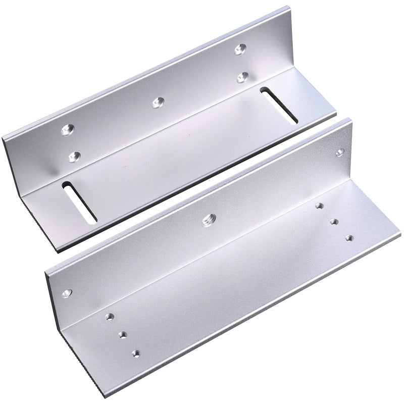 UHPPOTE Z and L Bracket for Inward Door 600-lbs Series Holding Force Electric Magnetic Lock
