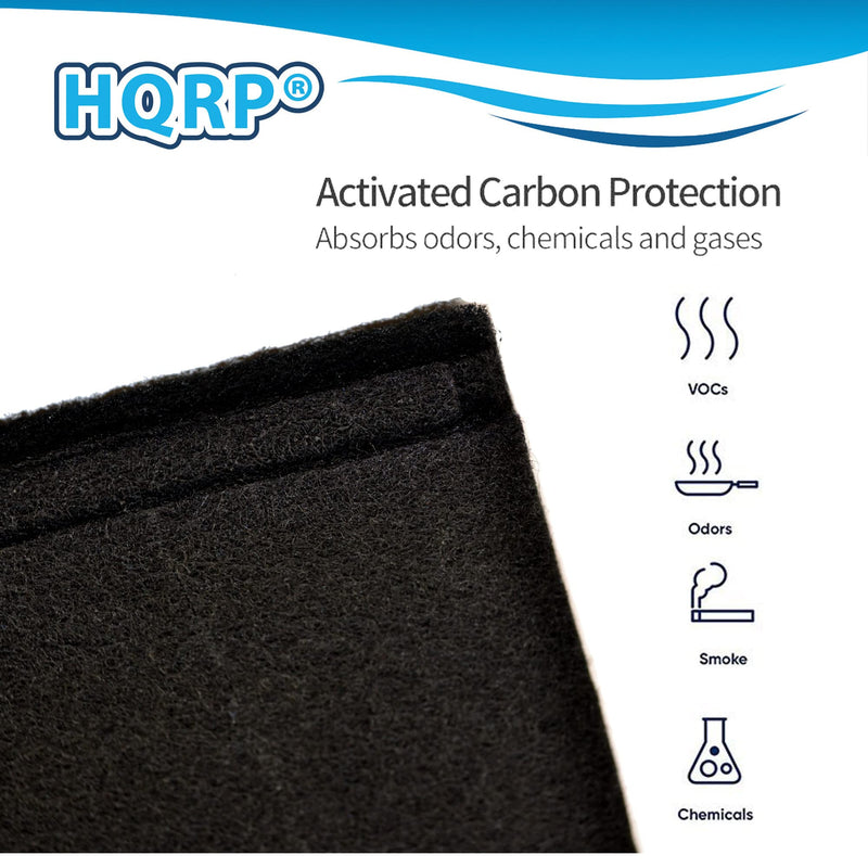 HQRP 2-Pack Carbon Filter Compatible with Honeywell HPA300, 50100, 50150, 50250-S, 17000-S, 50255, 50300, 51360, 51376, 51500, 51771 models