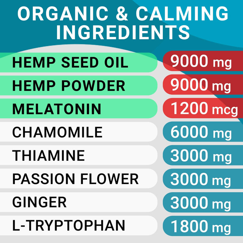 Glucosamine Dog Treats + Calming Hemp Treats Bundle - Senior Advanced Joint Health + Anxiety Relief - Chondroitin, Omega-3 + Hemp Oil - Hip & Joint Care + Stress Relief - 120 + 120 Chews - Made in USA