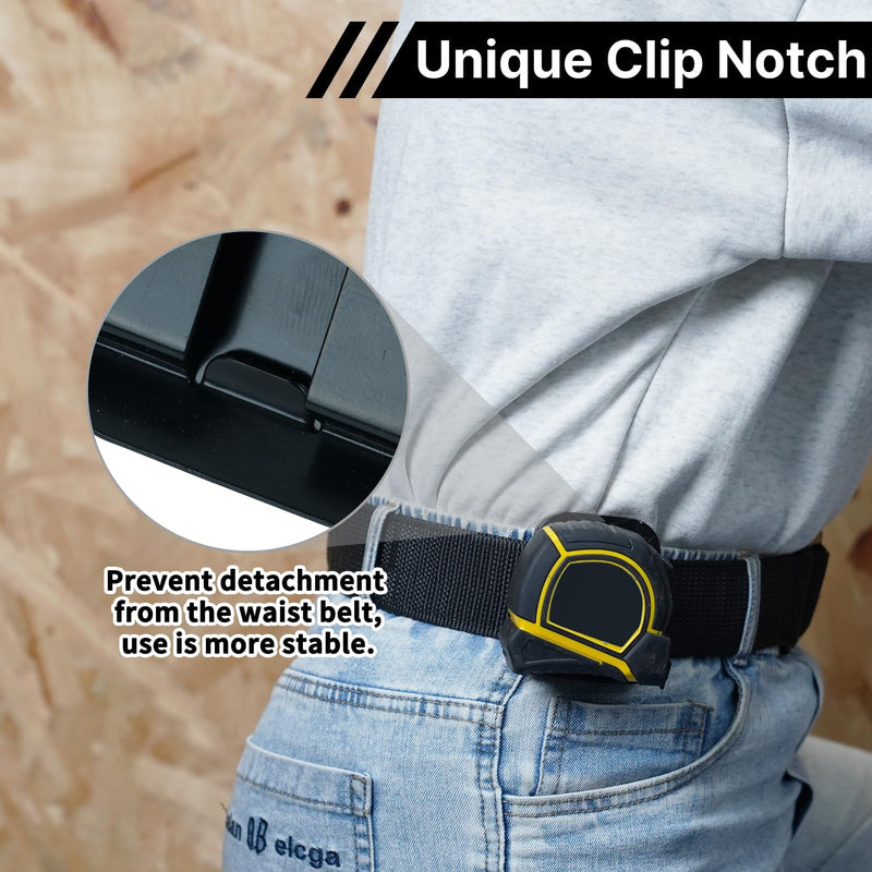 MELOTOUGH Drill Holder for Tool Belt, Drill Clip,Tape Holder for Tool Belt,Tape Measure Holder,Measuring Tape Holder 2