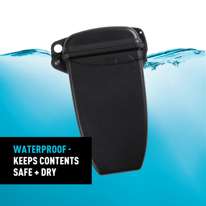 Nite Ize Hideout Magnetic Key Box - Waterproof Key Hider - Magnetic Key Holder & Box - Waterproof Key Storage for Spare Keys - Black, Extra Large Extra Large (Pack of 1)