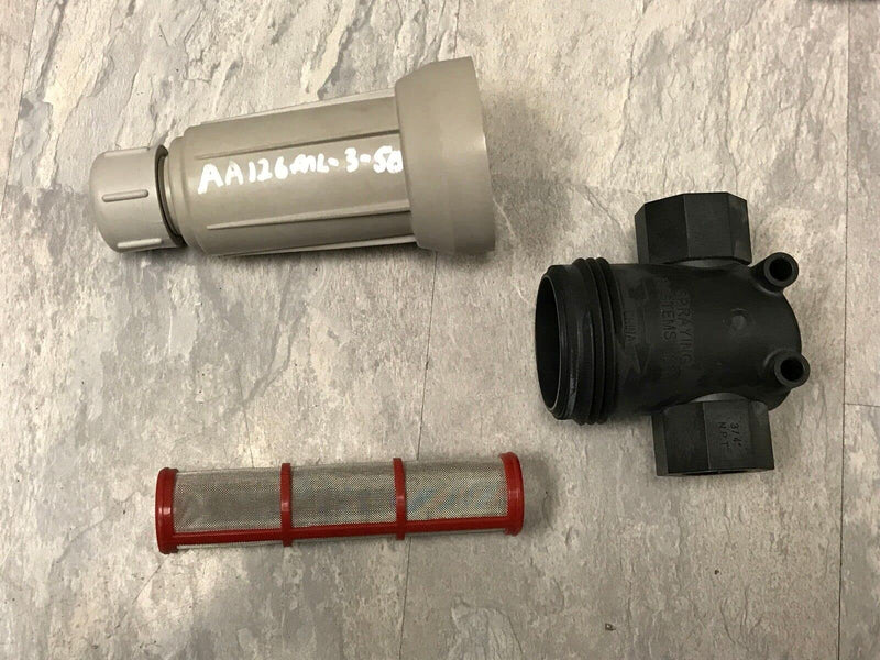 TeeJet AA126ML-3-50 3/4" Flush-Out Line Strainer