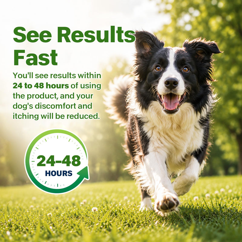 Flea and Tick Prevention for Small Dogs, Waterproof Topical Dog Flea and Tick Fast-Acting at Home, 6 Doses Control for Dogs 5-22 lbs