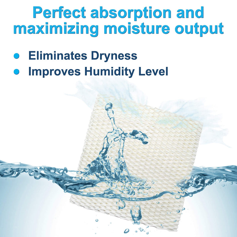 HQRP 2-Pack Humidifier Wick Filter Compatible with Sears Kenmore 14803, 14804, 14103, 14104, 14113, 14114, 14121, 14122 Humidifiers