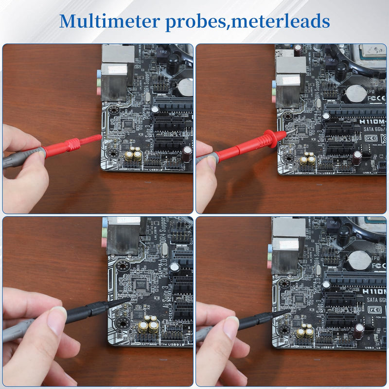 27-Piece Multimeter Test Leads Probes kit，multimeter Probes,Multimeter Leads Test Tweezers with，Alligator Clips with Wires，Volt Meter Leads Test Probes，multimeter Leads kit,2026 Spring Gifts for Men,