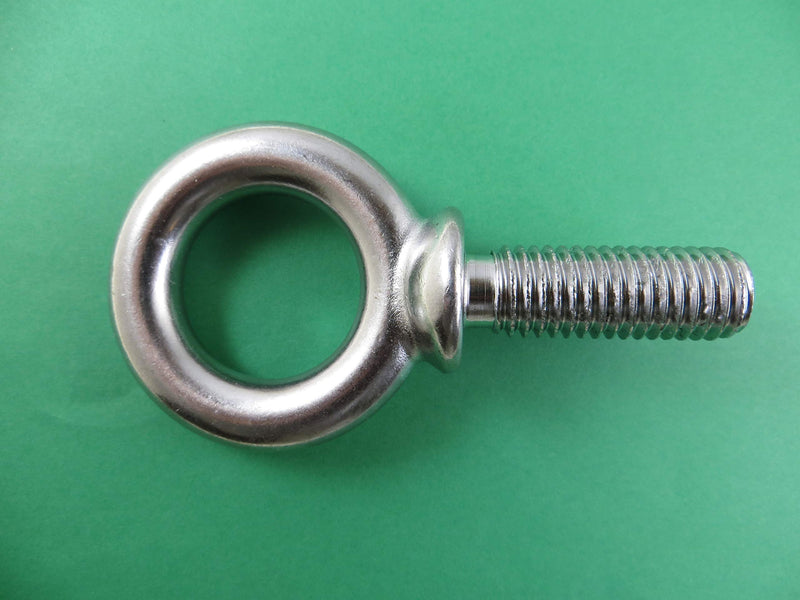 US STAINLESS 2 Pieces Stainless Steel 316 5/8" x 1 3/4" UNC Machinery Eye Bolt Marine Grade Bolt Pitch of 11