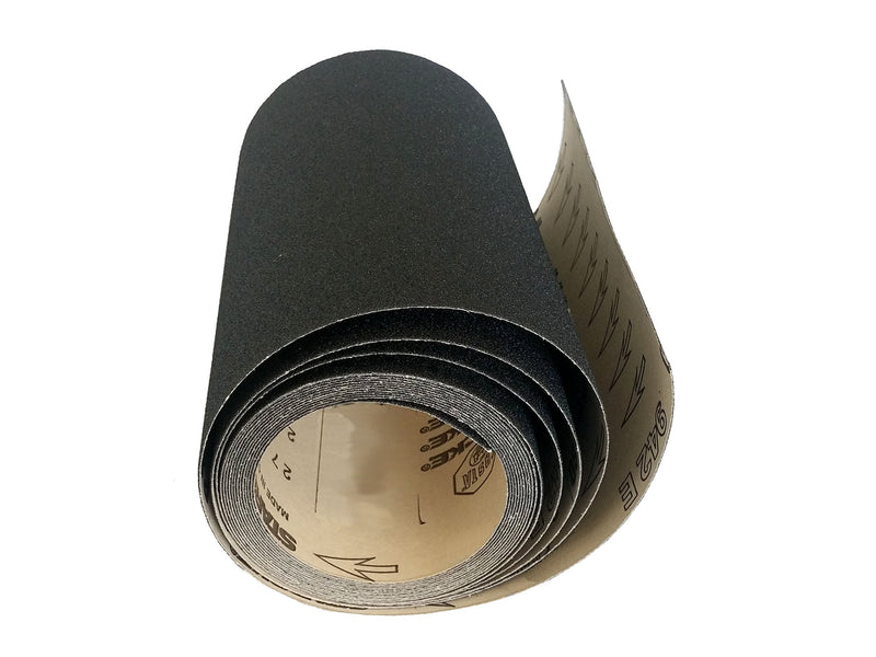 8 Inch x 5 Meters Starcke Sandpaper Rolls - 80 Grit Silicon Carbide Sand Paper Rolls, Heavy Duty Roll Sandpaper Sheets for Wood, Stone, Concrete and Plastics, Auto Sandpapers, Wood Floor Sanders