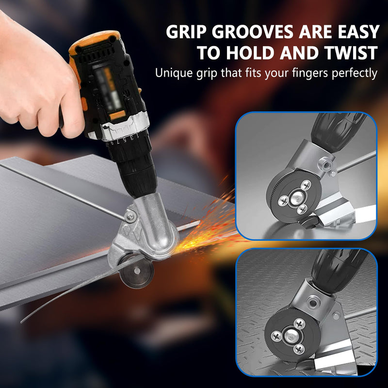 Innovative Electric Drill Plate Cutter - Versatile Metal Shears Attachment for Effortless Cutting of Various Metals - High Precision, High Efficiency, Where Professionalism Meets Innovation
