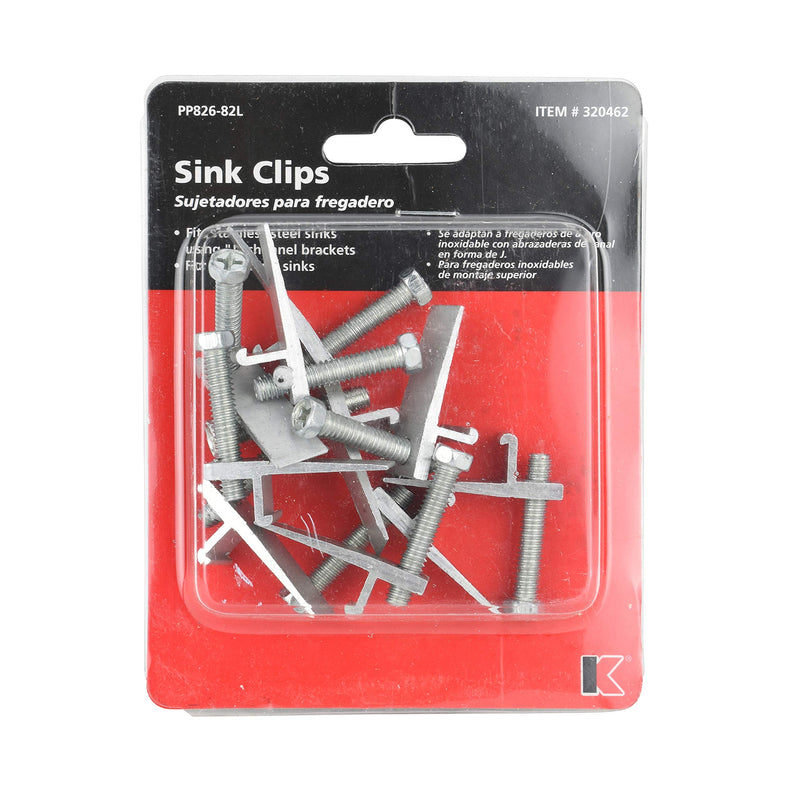 Plumb Pak PP826-82L Clips for Stainless Steel Sinks