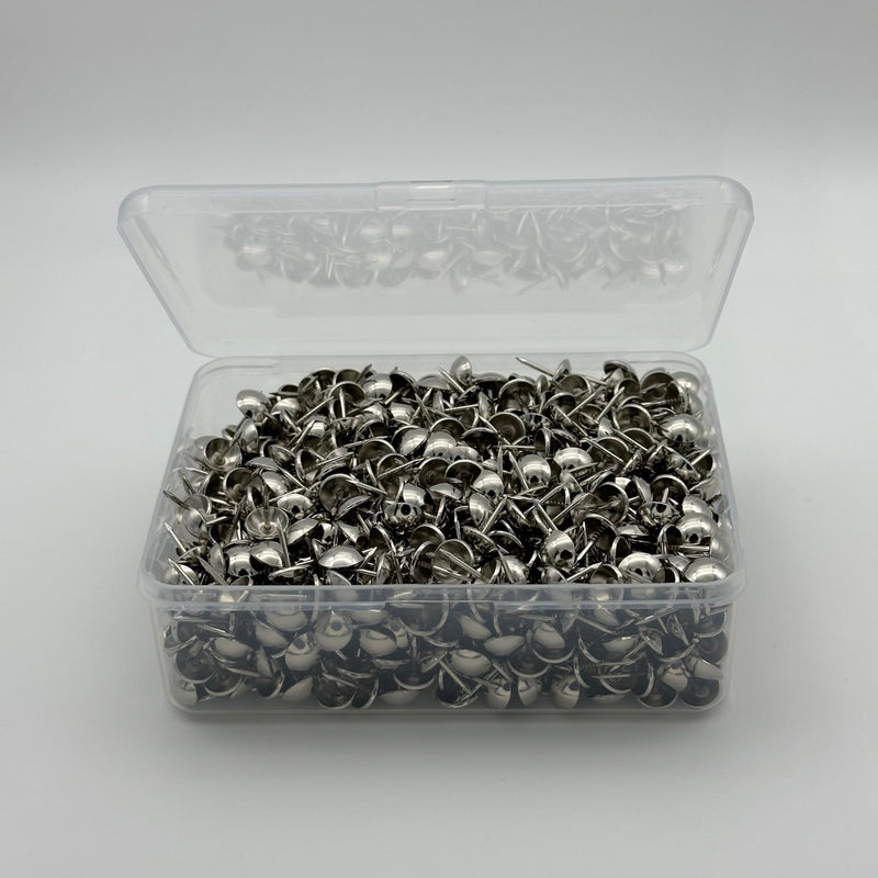 decotacks® Silver Finish Upholstery Nails/Tacks 7/16in - 500 Pcs [Nickel/Silver Finish] DX0511-500
